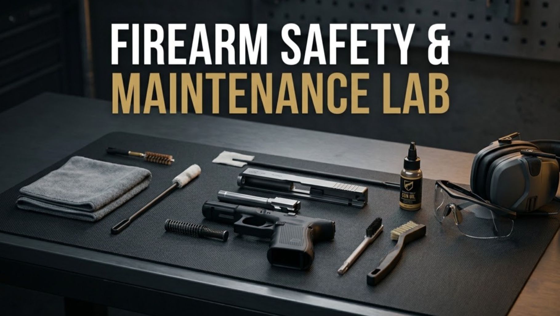 Clean The Lab Firearm Safety, Disassembly, Cleaning & Range Protocols Lab | TIP OF ...